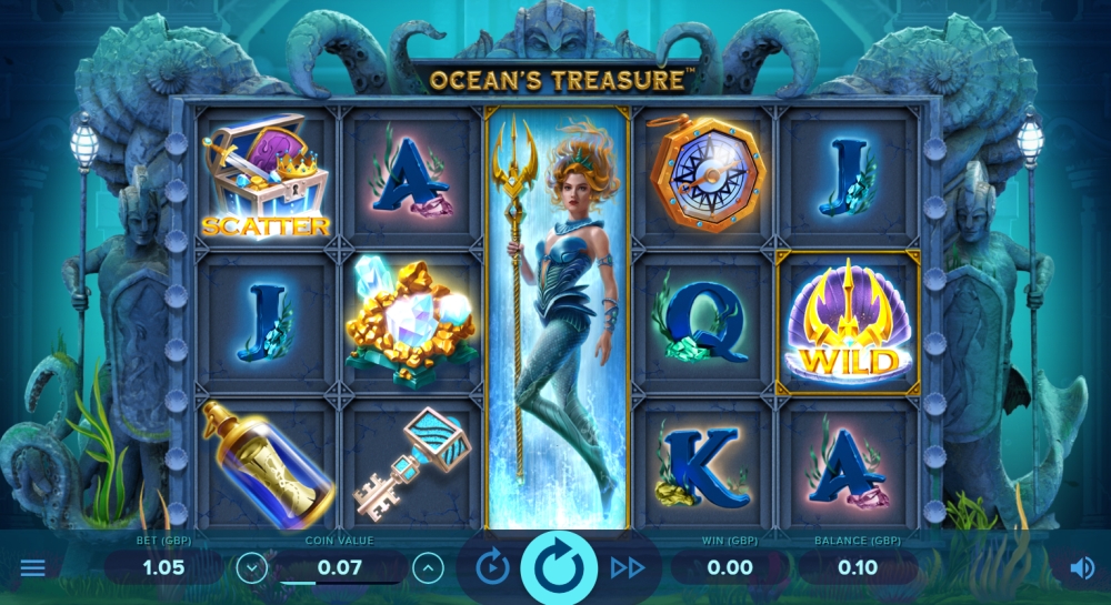 Удача и азарт со слотами «Ocean’s Treasure» от казино Суперслотс